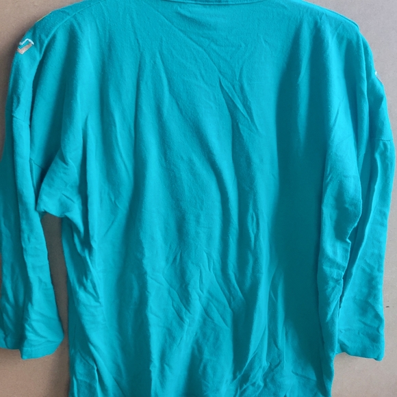 Women's long sleeve Aztec indigenous design silver tee shirt medium - Picture 10 of 10